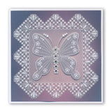 King George Lace Duet <br/>A5 Square Groovi Piercing Grid