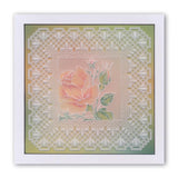 King George Lace Duet <br/>A5 Square Groovi Piercing Grid