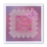 King Edward Lace Duet <br/>A5 Square Groovi Piercing Grid