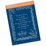 The Kiss of the Sun <br/>A5 Groovi Plate <br/>(Set GRO-WO-40541-04)
