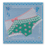 Oooh-La-La Knickers & Bra <br/>A4 Square Groovi Plate Set
