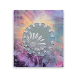Linda's 123 Flowers - A <br/>Daisy, Lily of the Valley & Fuchsia <br/>A4 Square Groovi Plate