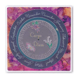Linda's 123 Flowers - ABC <br/>Daisy, Sweet Pea & Hydrangea <br/>A4 Square Groovi Plate Set