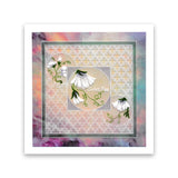 Linda's 123 Flowers - ABC <br/>Daisy, Sweet Pea & Hydrangea <br/>A5 Square Groovi Plate Set