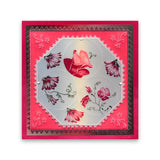 Linda's 123 Flowers - ABC <br/>Daisy, Sweet Pea & Hydrangea <br/>A5 Square Groovi Plate Set