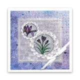 Linda's 123 Flowers - ABC <br/>Daisy, Sweet Pea & Hydrangea <br/>A5 Square Groovi Plate Set