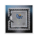 Linda's 123 Flowers - ABC <br/>Daisy, Sweet Pea & Hydrangea <br/>A5 Square Groovi Plate Set