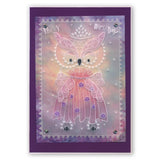 Linda's Mama Owl <br/>A4 Square Groovi Tem-plate <br/>(Set GRO-TE-40910-15)