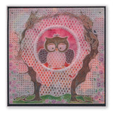 Linda's Baby Owl <br/>A4 Square Groovi Tem-plate <br/>(Set GRO-TE-40910-15)