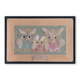 Linda's Mama Owl <br/>A4 Square Groovi Tem-plate <br/>(Set GRO-TE-40910-15)