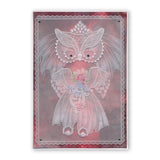 Linda's Mama Owl <br/>A4 Square Groovi Tem-plate <br/>(Set GRO-TE-40910-15)