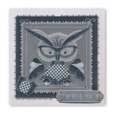 Linda's Owl Accessories <br/>A4 Square Groovi Tem-plate <br/>(Set GRO-TE-40910-15)