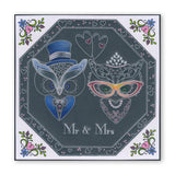 Linda's Wedding Owl Accessories <br/>A4 Square Groovi Tem-plate <br/>(Set GRO-TE-40910-15)