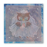 Linda's Mama Owl <br/>A4 Square Groovi Tem-plate <br/>(Set GRO-TE-40910-15)