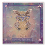Linda's Owl Accessories <br/>A4 Square Groovi Tem-plate <br/>(Set GRO-TE-40910-15)