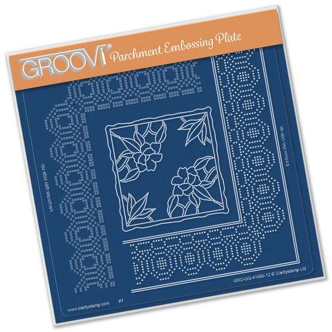 Josie Davidson's Oval Lace Duet A5 Square Groovi Grid