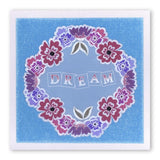 Lace Flowers & Netting <br/>A5 Square Groovi Plate Set