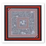 Leafy Swirl <br/>A5 Square Groovi Plate