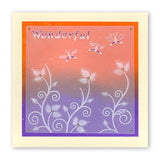 Leafy Swirl <br/>A5 Square Groovi Plate
