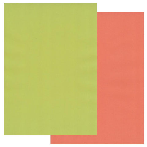 Lime Twist & Orange Squash x10 <br/>Groovi Two Tone Parchment Paper A4