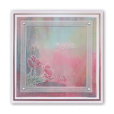 Linda's 123 - Wild Flowers <br/>A4 Square Groovi Plate