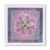 Linda's 123 - Wild Flowers <br/>A4 Square Groovi Plate