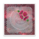 Linda's Flowers & Lace Quartet <br/>A5 Square Groovi Plate Set