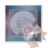 Linda's Flowers & Lace Quartet <br/>A5 Square Groovi Plate Set