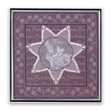Linda's Flowers & Lace Quartet <br/>A5 Square Groovi Plate Set