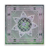 Linda's Flowers & Lace Quartet <br/>A5 Square Groovi Plate Set