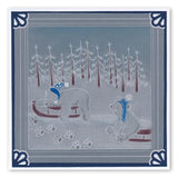 Linda's Polar Bears <br/>A5 Square Groovi Plate