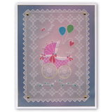Linda's Congratulations <br/>A5 Square Groovi Plate