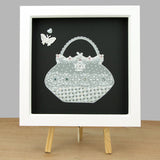 Maria Maidment's Floral Purse <br/>A5 Square Groovi Plate <br/>(Set GRO-OB-40965-03)