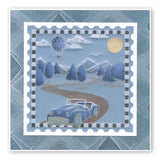 Landscapes & Skylines <br/>A4 Square Groovi Plate <br/>(Set GRO-LA-40669-15)