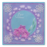 Nested Circles & Frilly Frames <br/>A4 Square Groovi Plate