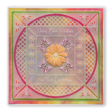 Nested Circles & Frilly Frames <br/>A4 Square Groovi Plate