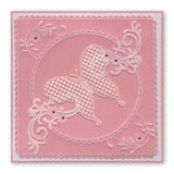 Nested Scallops Squares <br>A5 Square Groovi Plate