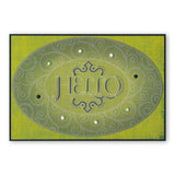 Nested Scallops Ovals <br/>A5 Groovi Plate