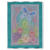 Nested Scallops Rectangles <br/>A5 Groovi Plate