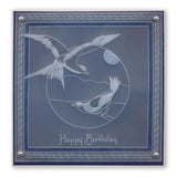 Nested Squares Extension & Alphabet Frame <br/>A4 Square Groovi Plate