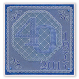 Open Number Seven <br/>A6 Square Groovi Baby Plate <br/>(Set GRO-WO-40496-XX)