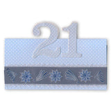 Open Number One <br/>A6 Square Groovi Baby Plate <br/>(Set GRO-WO-40496-XX)