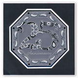 Open Number Five <br/>A6 Square Groovi Baby Plate <br/>(Set GRO-WO-40496-XX)