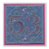 Open Number Three <br/>A6 Square Groovi Baby Plate <br/>(Set GRO-WO-40496-XX)