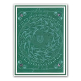 Ivy Wreath <br/>A5 Square Groovi Plate <br/>(Set GRO-AN-40108-03)