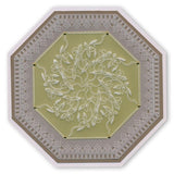 Octagon Extension & Art Deco Alphabet <br/>A4 Square Groovi Plate