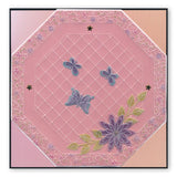 Octagon Extension & Art Deco Alphabet <br/>A4 Square Groovi Plate