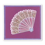 Oriental Fan & Bamboo Set <br/> A5 Square Groovi Plates (Set of 2)