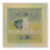 Family & Blessings Word Chains <br/>Groovi Border Plate <br/>(Set GRO-WO-40576-XX)