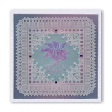 Hampton Court Palace Lace Corner Duet <br/>A5 Square Groovi Piercing Grid